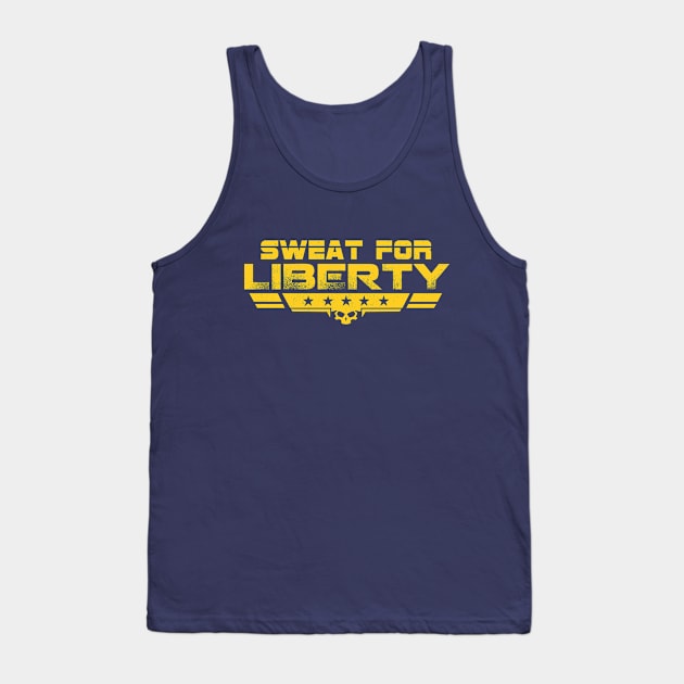 Sweat For Liberty Tank Top by Andreeastore  